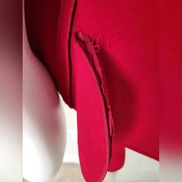 CARLISLE Wool/Angora Blend Full Double Zipper Red Jacket/ Blazer(2) - Picture 11 of 11